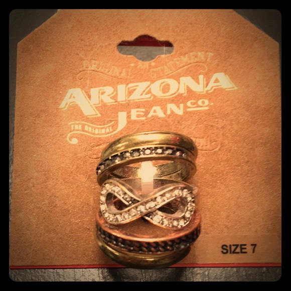 Ring Set of 5 - size 7 - Picture 2 of 7